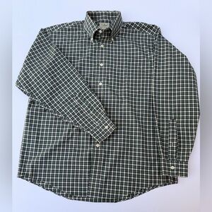 Men’s L.L. Bean Long Sleeve Cotton Shirt Size Medium Regular